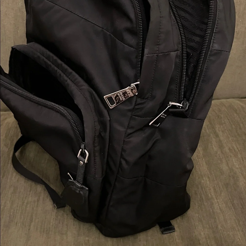 Prada Black Nylon Backpack - Picture 8 of 10